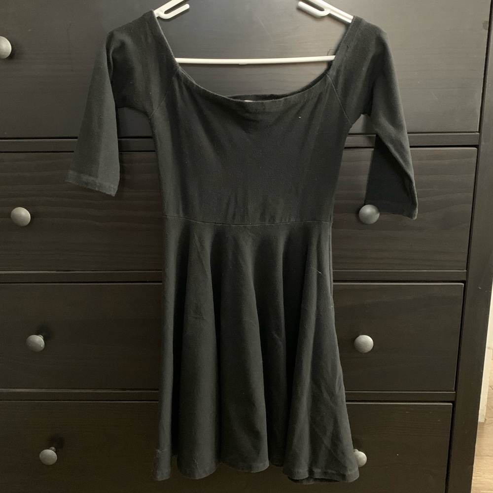 90s Babydoll Black Stretchy Mini